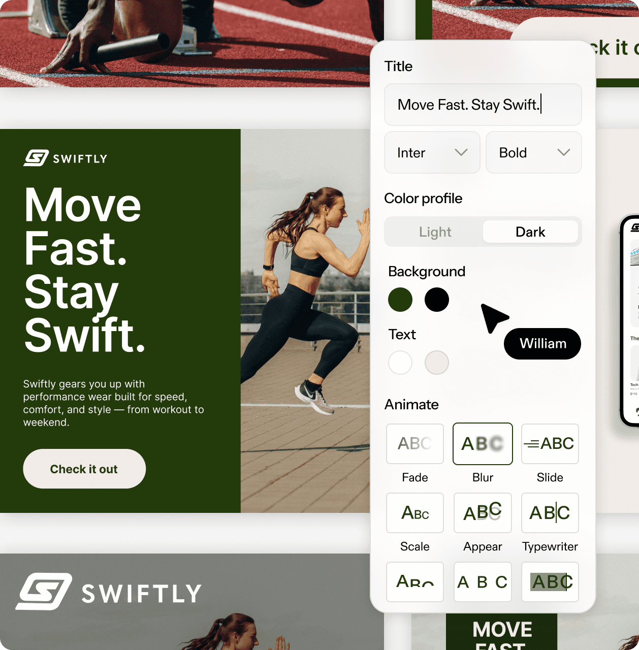 Aniseed's easy-to-use dashboard.
